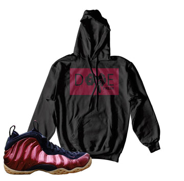 Hoody match foamposite night maroon gum hoodies.