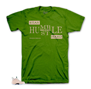 Foamposite Particle Beige Humble Matching Shirt