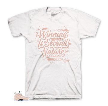 Foamposite particle beige second nature tee