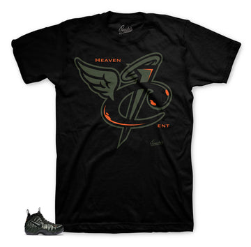 Sequoia foamposite sneaker tees match shoes.