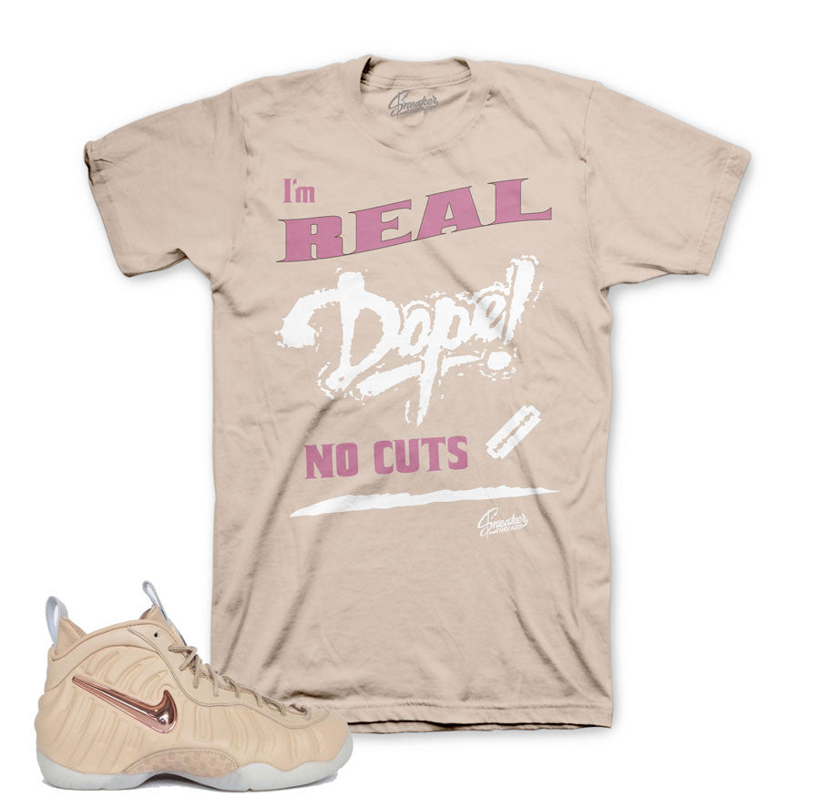 Foamposite vachetta tan shirts match foams | Sneaker Shirts