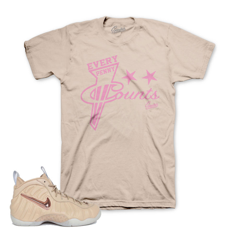 Foamposite vachetta tan tees match foams | Sneaker Tees