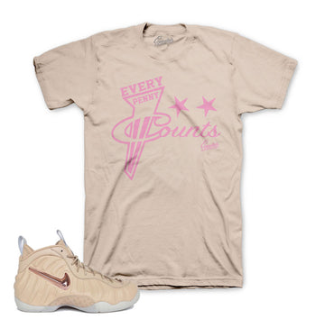 Foamposite vachetta tan tees match foams | Sneaker Tees