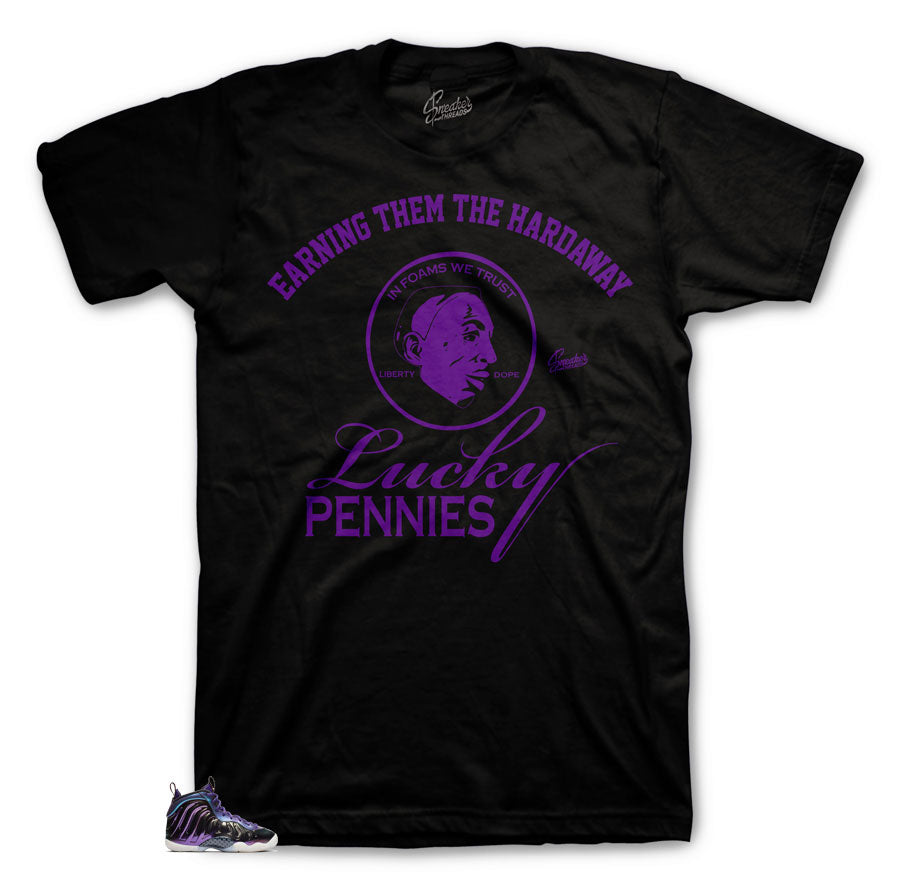 Foamposite sneaker tees match iridescent | The best tees to match