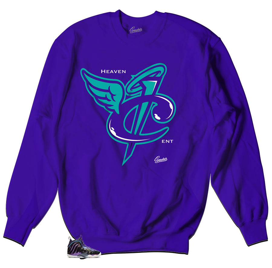 Official matching fomaposite iridescent clothing to match shoes.