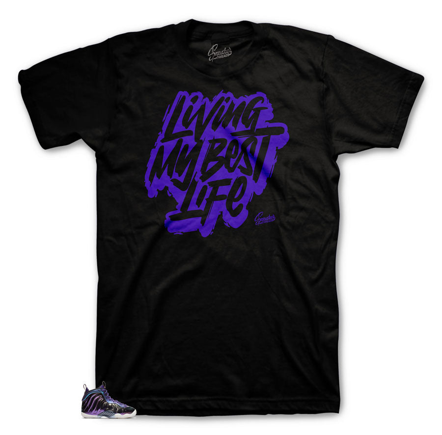 Matching fomapoiste iridescent tees for foam sneakers.