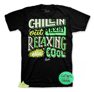 Yeezy Boost 350 v2 Relaxin shirt to glow in the dark collection