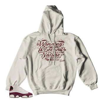 Jordan 13 bordeaux sail hoodies match retro 13 hoody.