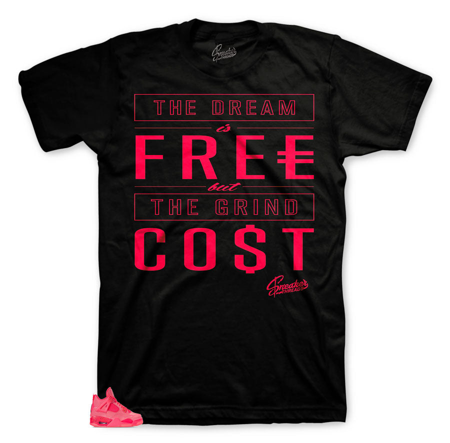 Jordan 4 hot punch sneaker tees | Fresh tees to match shoes.