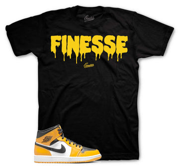 Retro 1 Taxi Shirt - Finesse - Black