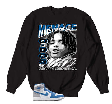 Retro 1 True Blue Sweater - Nineties - Black