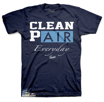 Jordan 1 UNC Obsidian sneaker collection has matching tee collection