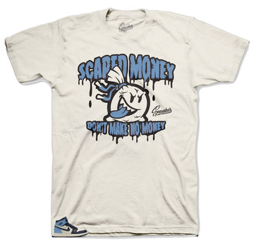 Jordan 1 UNC Obsidian shoes match shirts designed to match perfectly