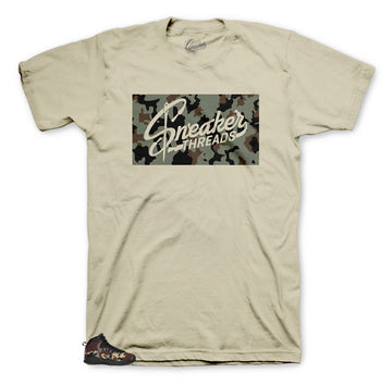 Sneaker Tees Match Jordan 10 woodland camo retro 10s shoes.
