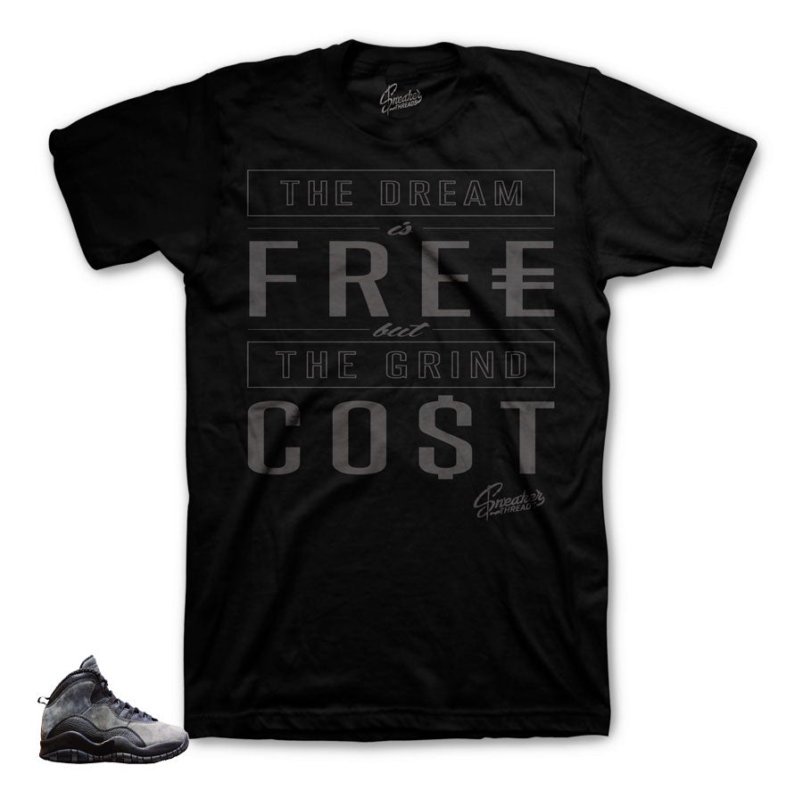 Jordan 10 shadow shirts match | Retro 10 sneaker tees.