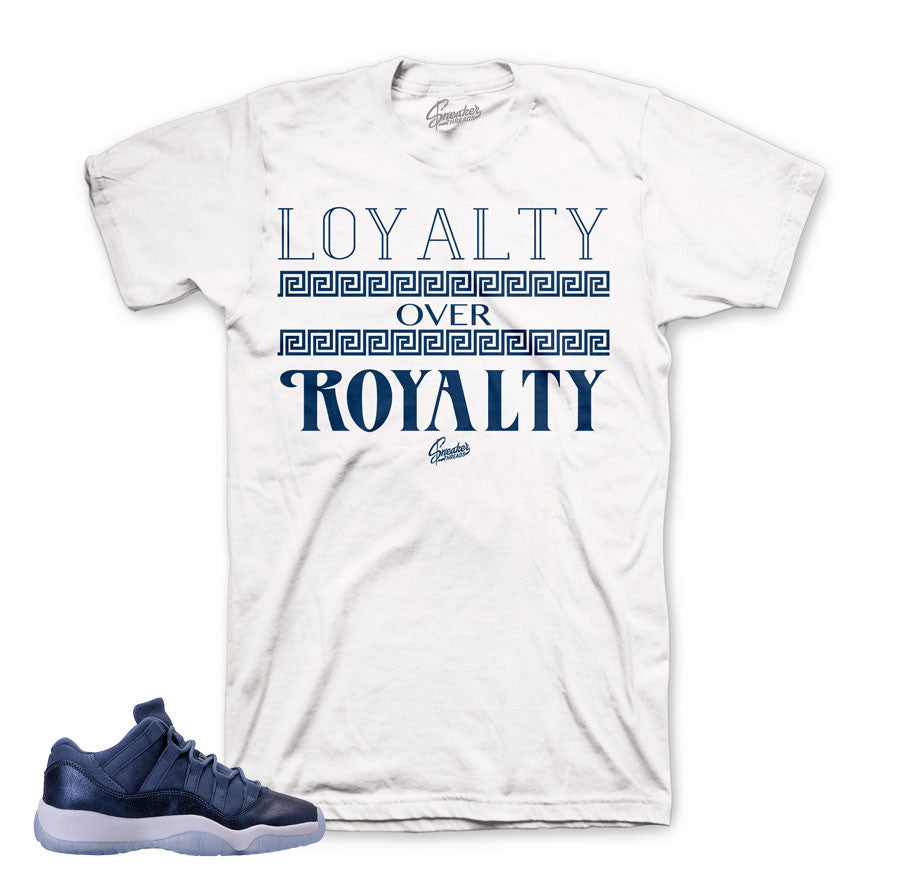 Jordan 11 blue moon shirt match retro 11 low tees.