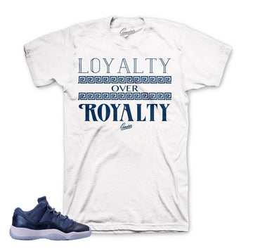 Jordan 11 blue moon shirt match retro 11 low tees.