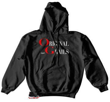 Hoodies match Jordan 11 bred shoes | Matching bred 11 hoody.