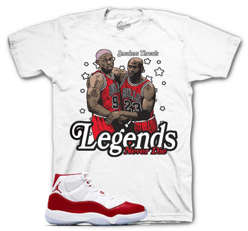 Jordan 11 cherry sneaker tees