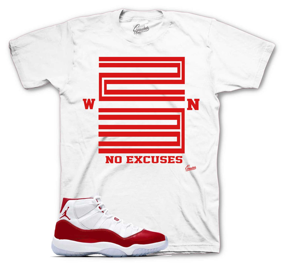 Jordan 11 cherry sneaker tees