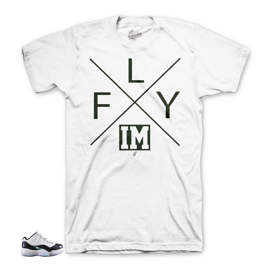 Jordan 11 easter official matching apparel | Emerald green tees.