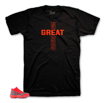 Jordan 11 ie flash crimson tees match retro 11 ie shoes.