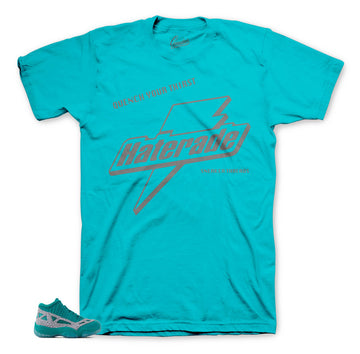 Rio teal Jordan 11 sneaker tees matching Jordan 11 low teal.