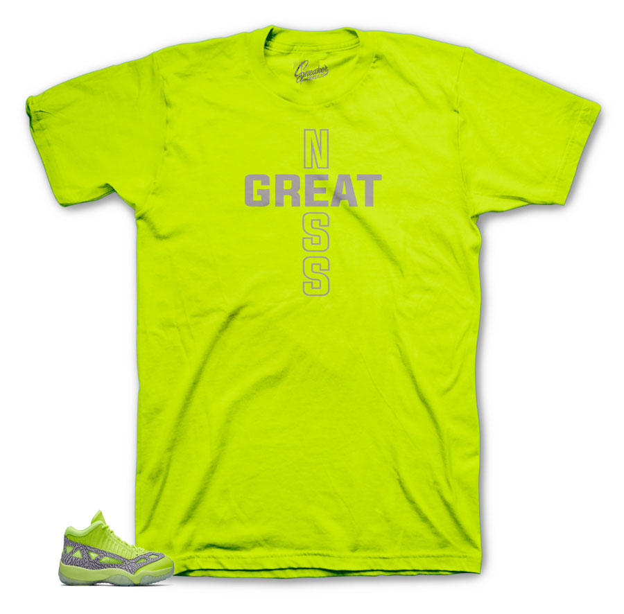 Jordan 11 ie volt sneaker shirts and tees match retro 11 | Sneaker threads