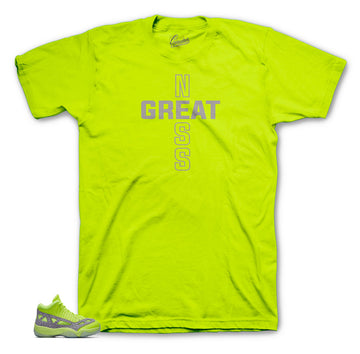 Jordan 11 ie volt sneaker shirts and tees match retro 11 | Sneaker threads