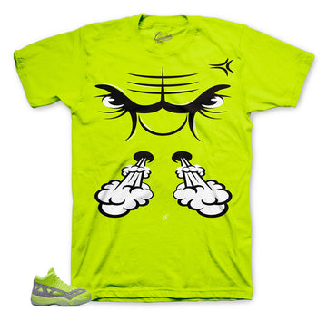 Jordan 11 ie volt sneaker tees match reto 11 shoes.