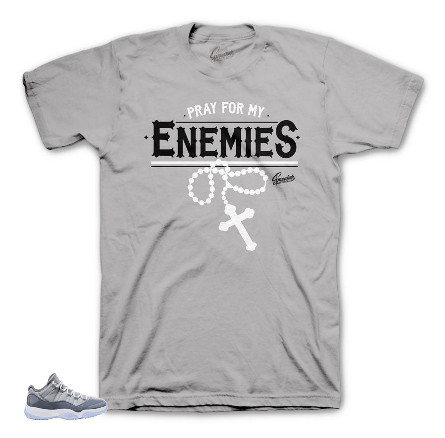Jordan 11 low cool grey shirts match cool grey 11's sneakers.