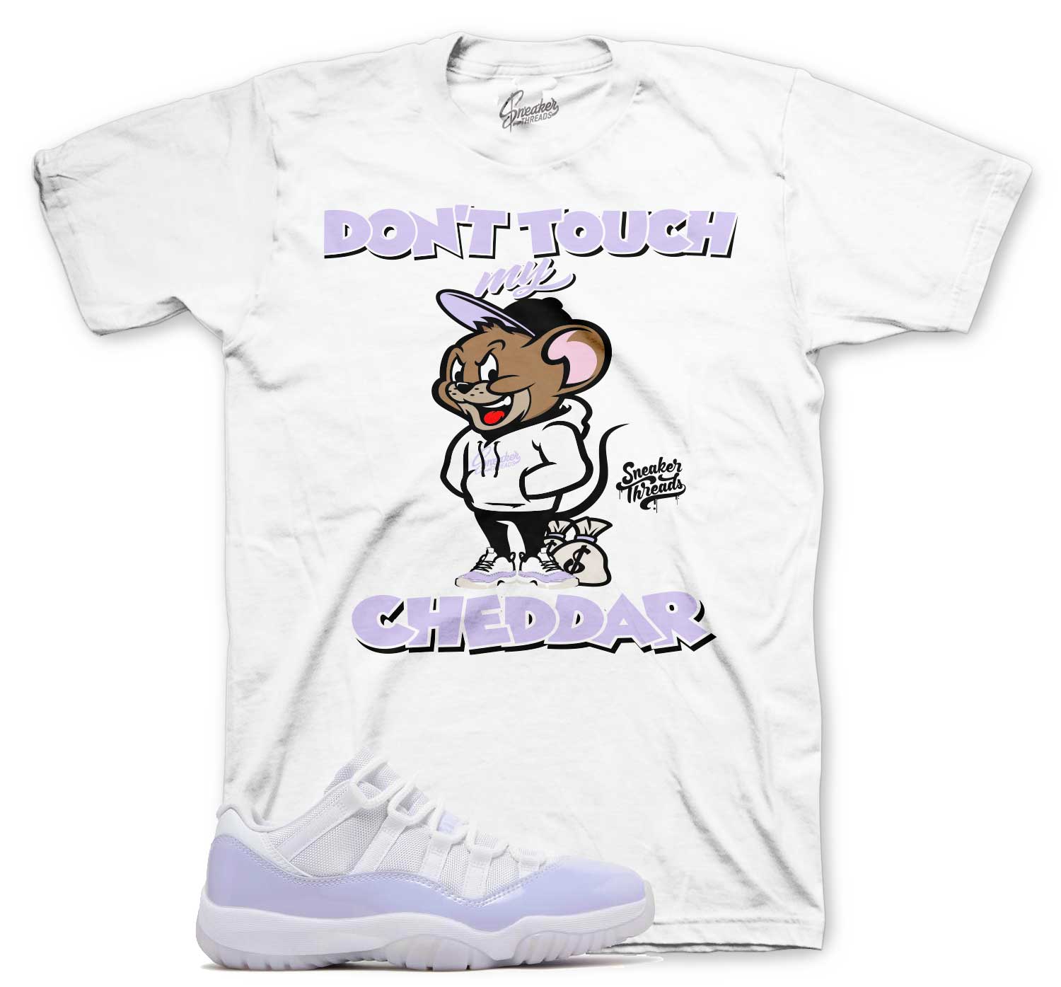 Jordan 11 pure violet sneaker tees