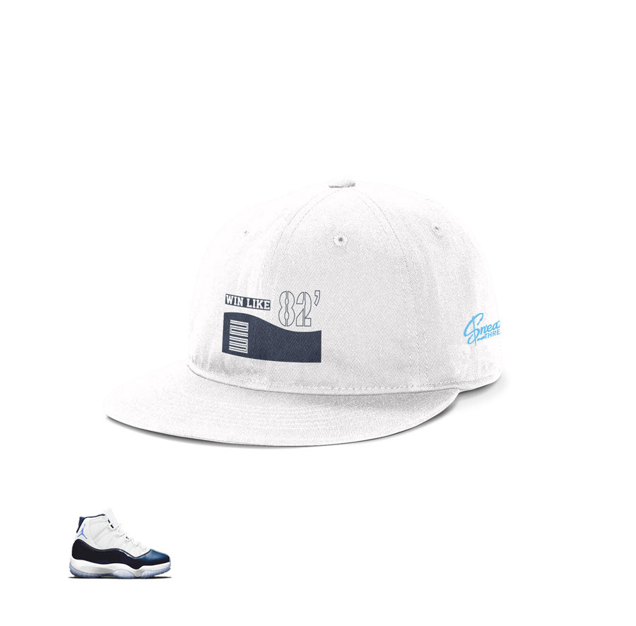 Dad hats hats match Jordan 11 win like 82 retro 11 shoes.