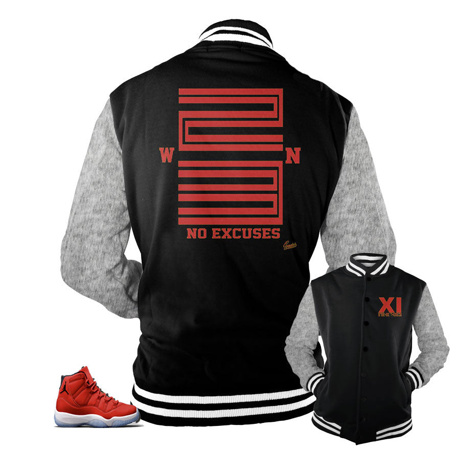 Jordan 11 Win Like 96 jackets match retro 11 gym red coats.
