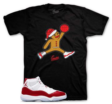 Jordan 11 cherry sneaker tees