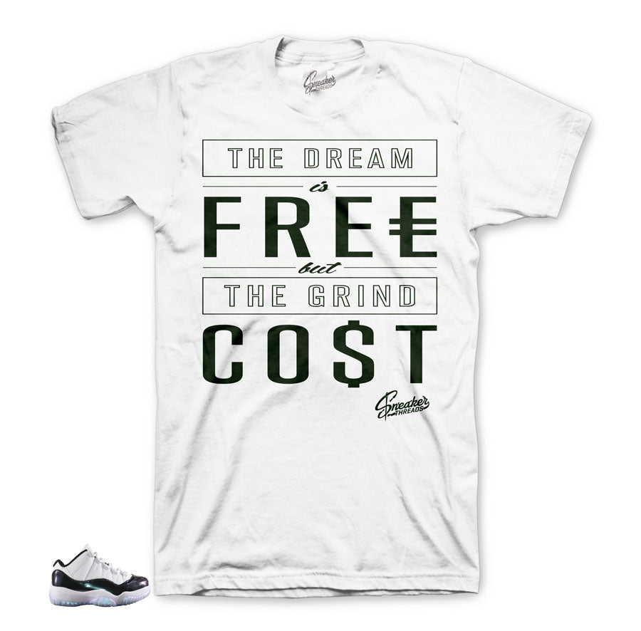 Jordan 11 iridescent tees shirts match retro 11 easter shoes.