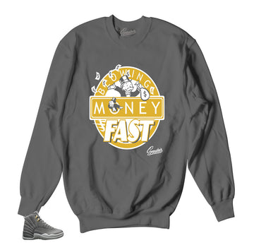 Dark grey Jordan 12 sweaters match | Sneaker threads official.