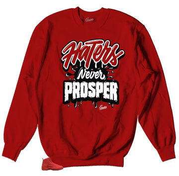 Red Gym Red 12's sneaker sweaters to match