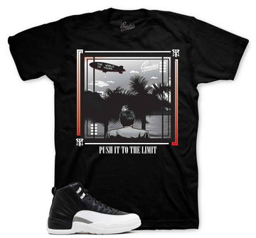 jordan 12 playoffs sneaker tees