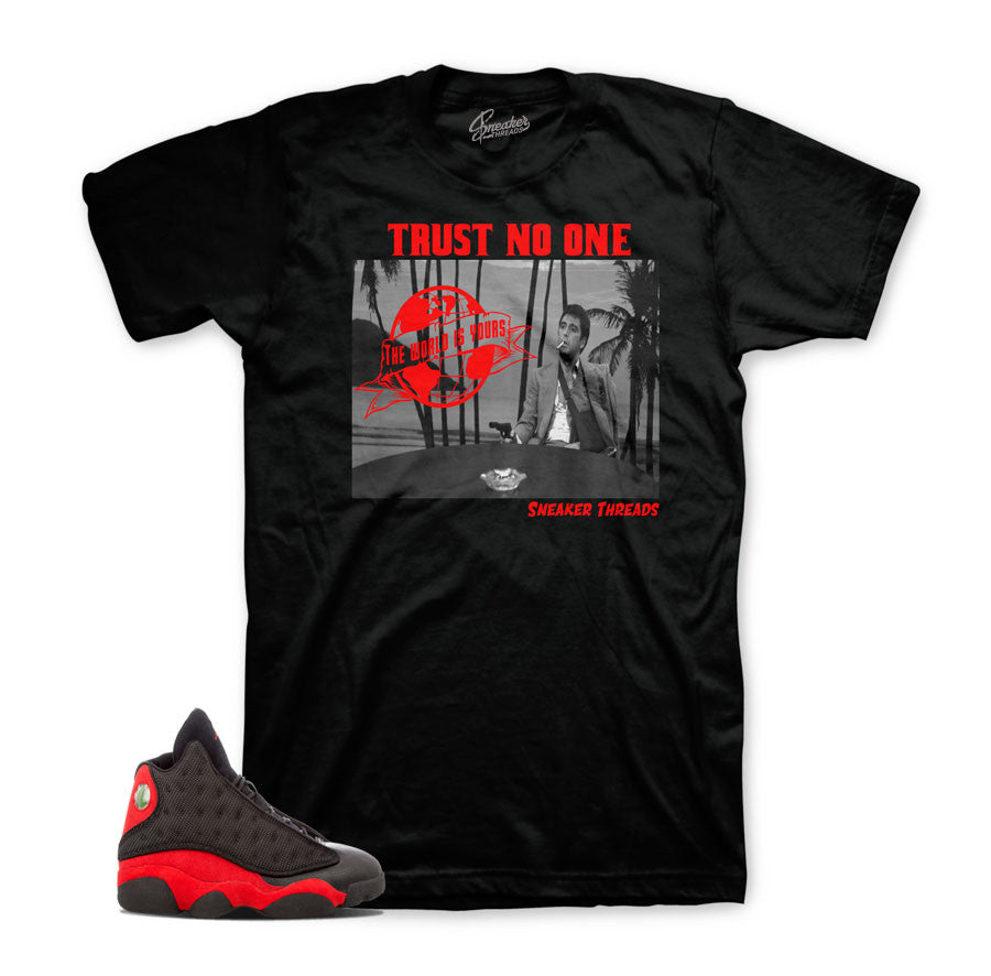 Jordan 13 bred shirts match | Sneaker tees for retro 13 bred.