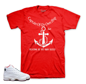 History of flight retro 13 shirts match Jordan 13 sneakers.