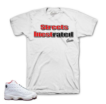 Jordan 13 history of flight tees match | HOF sneaker shirts