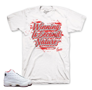Jordan 13 history of flight tees match | sneaker shirts