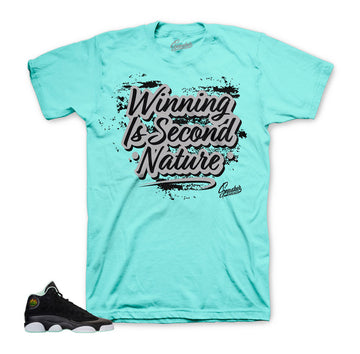 Jordan 13 mint foam tee match | Sneaker match clothing