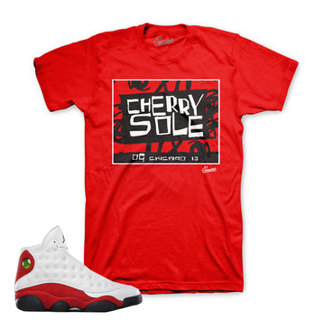 Official matching Jordan 13 Og Chicago sneaker tee shirts.