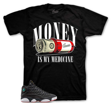 Retro 13 Playoff Shirt - ST Logo - Black