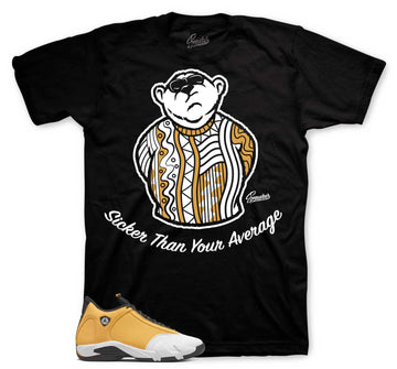 Retro 14 Light Ginger Shirt - Big Bear - Black