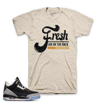 Jordan 3 atmos tees match retro 3 safari shirts official.