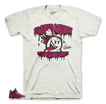 Scared Money with purple to match Bordeaux 3's