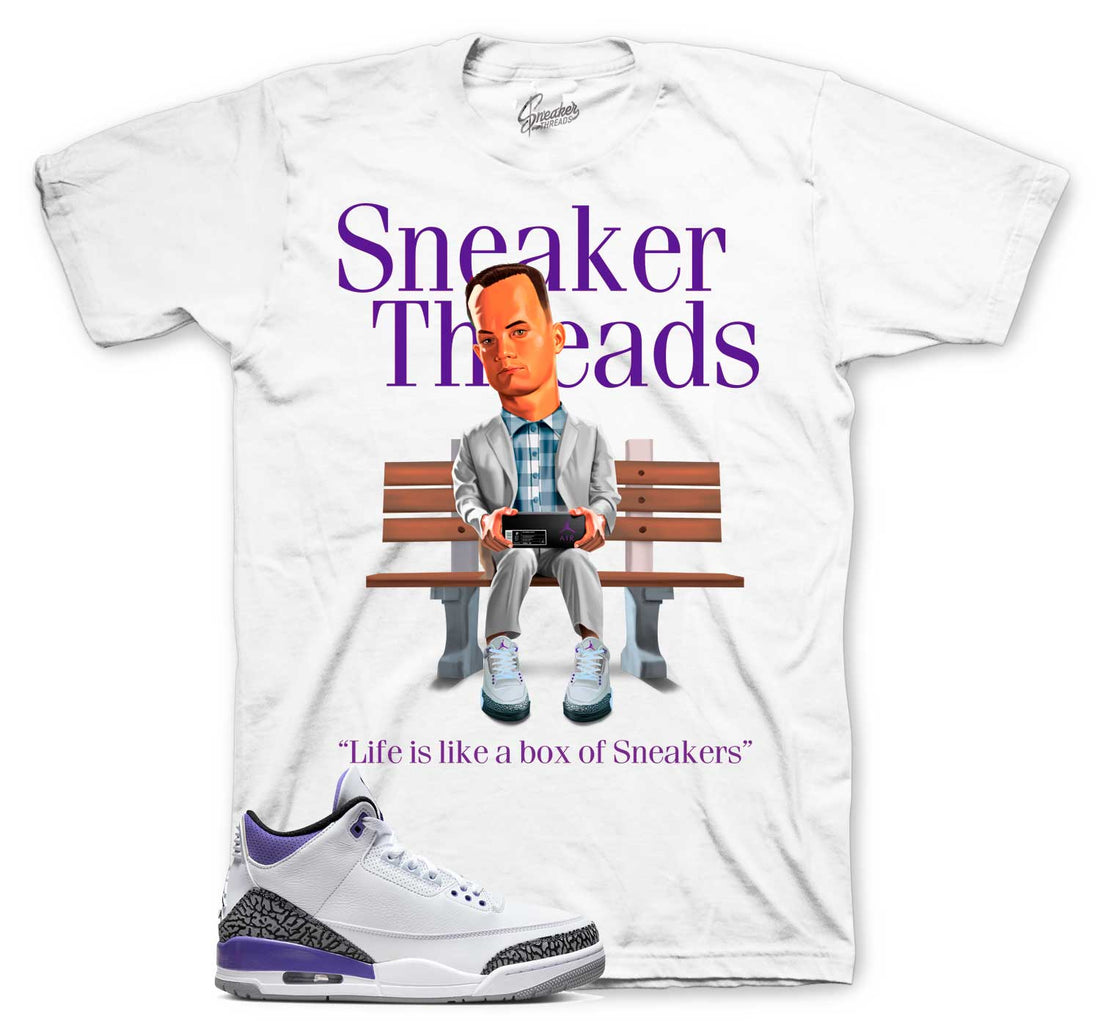 Jordan 3 dakr iris sneaker tees